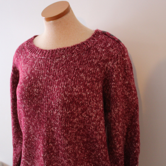 St. John's Bay Sweaters - Maroon Woman's Long Sleeve XL Sweater St. John's Bay Sweaters - Maroon Woman's Long Sleeve XL Sweater